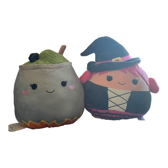 NWT SQUISHMALLOW Wexla & Johanna - 10” Flipamallow Witch/Witches Brew - Picture 2 of 6